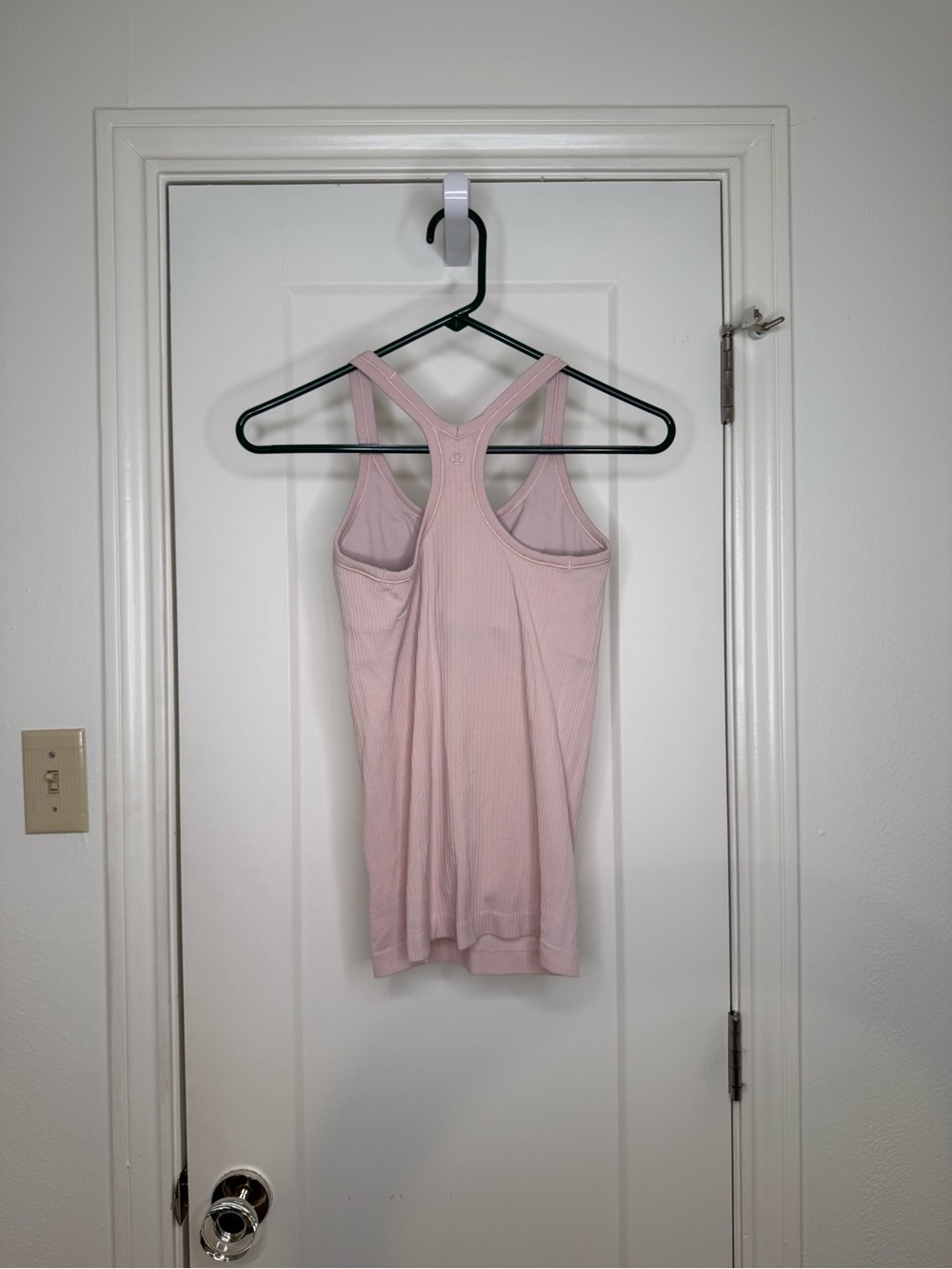 LULULEMON Light Pink Ribbed Racerback Tank - Picture 2 of 2